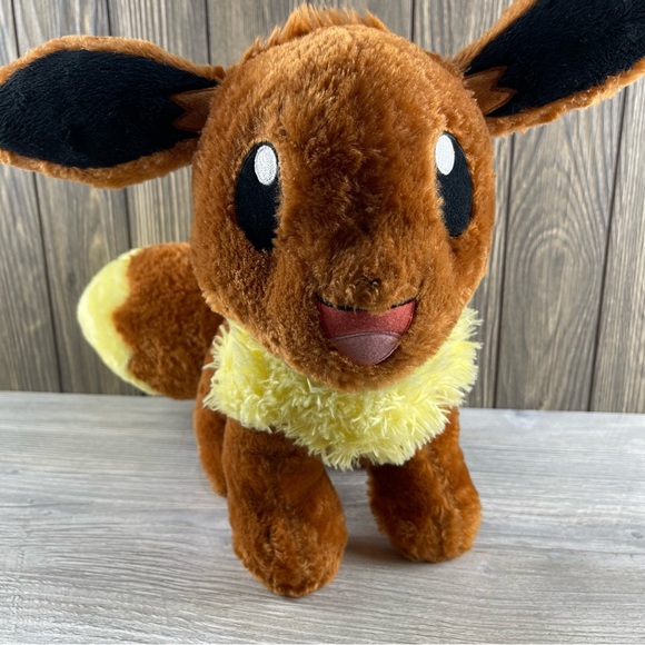 Build-a-Bear Workshop BAB Pokemon Eevee Stuffed Plush NO SOUND - Picture 5 of 16